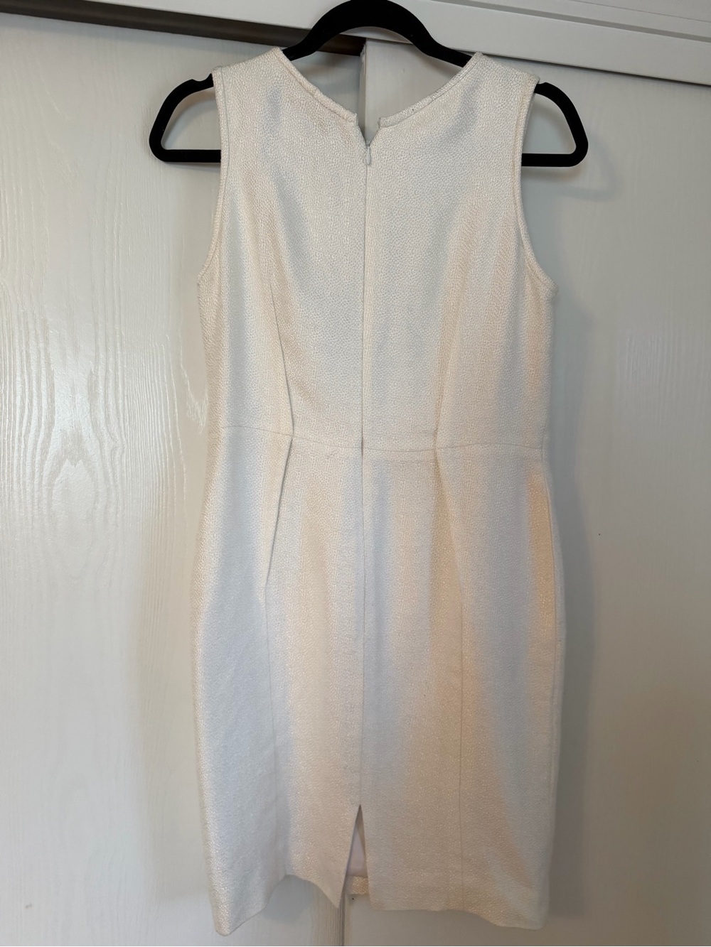 Valentino Cream Textured Sleeveless Midi Dress - Picture 2 of 3
